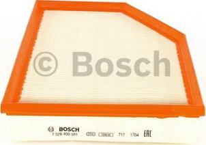 BOSCH F 026 400 501 - Воздушный фильтр, двигатель autosila-amz.com