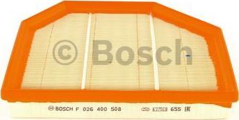 BOSCH F 026 400 508 - Воздушный фильтр, двигатель autosila-amz.com
