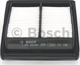 BOSCH F 026 400 054 - Воздушный фильтр, двигатель autosila-amz.com