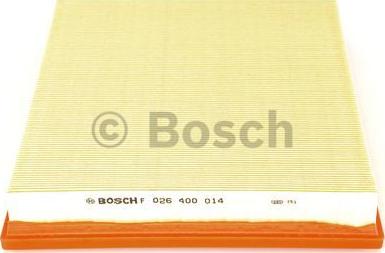 BOSCH F 026 400 014 - Воздушный фильтр, двигатель autosila-amz.com