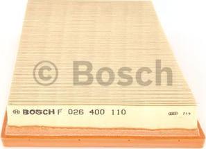 BOSCH F 026 400 110 - Воздушный фильтр, двигатель autosila-amz.com