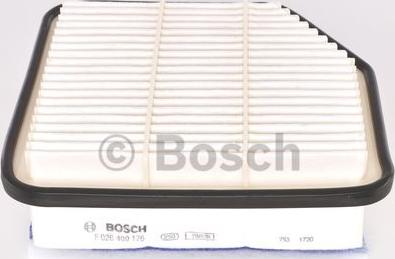 BOSCH F 026 400 176 - Воздушный фильтр, двигатель autosila-amz.com