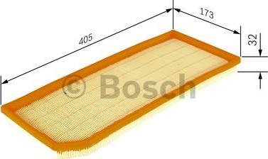 BOSCH F 026 400 178 - Воздушный фильтр, двигатель autosila-amz.com