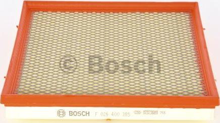 BOSCH F 026 400 385 - Воздушный фильтр, двигатель autosila-amz.com
