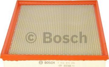 BOSCH F 026 400 286 - Воздушный фильтр, двигатель autosila-amz.com