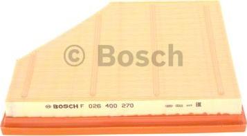 BOSCH F 026 400 270 - Воздушный фильтр, двигатель autosila-amz.com