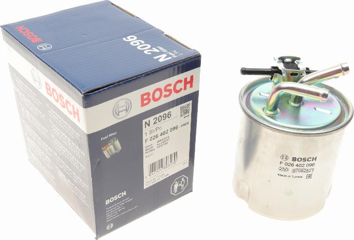 BOSCH F 026 402 096 - Топливный фильтр autosila-amz.com