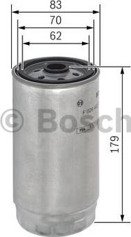 BOSCH F 026 402 071 - Фильтр топливный autosila-amz.com