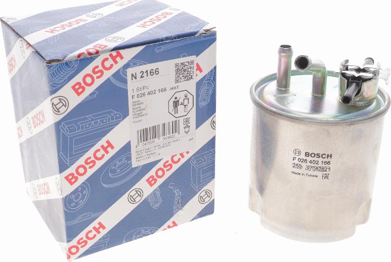 BOSCH F 026 402 166 - Топливный фильтр autosila-amz.com