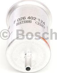 BOSCH F 026 402 124 - Топливный фильтр autosila-amz.com