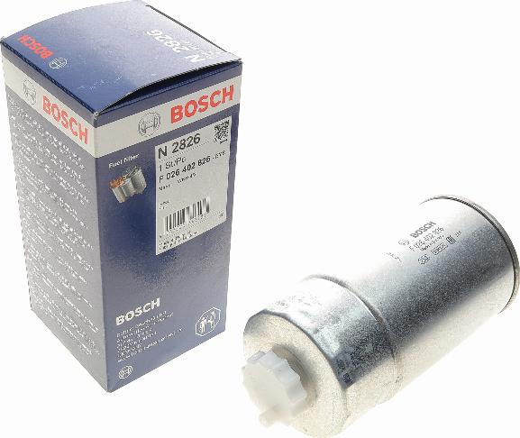 BOSCH F 026 402 826 - Топливный фильтр autosila-amz.com