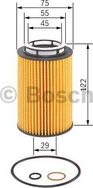 BOSCH F 026 407 158 - Фильтр масляный BMW 5 (F10),7 (F01-F04),X5 (E70),X6 (E71,E72) (4.5-6.0) BOSCH autosila-amz.com