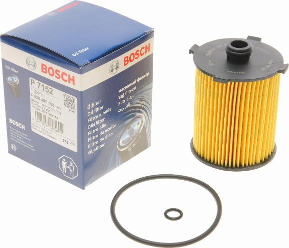 BOSCH F 026 407 152 - Масляный фильтр autosila-amz.com