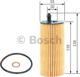 BOSCH F 026 407 205 - Фильтр масляный BMW 1/2/3/4/ 5 F10-G30/7 G11 15- autosila-amz.com