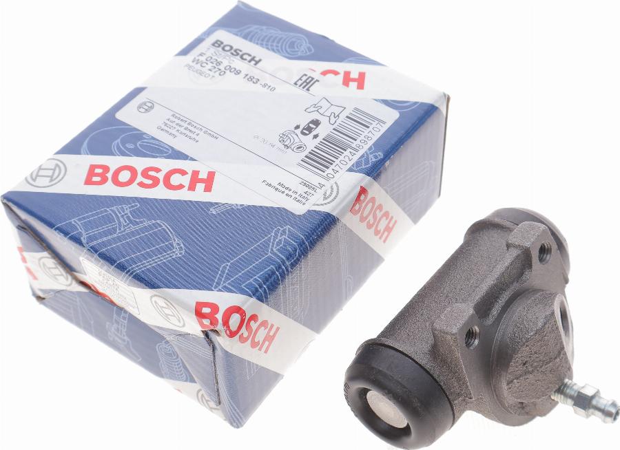 BOSCH F 026 009 183 - Колесный тормозной цилиндр autosila-amz.com