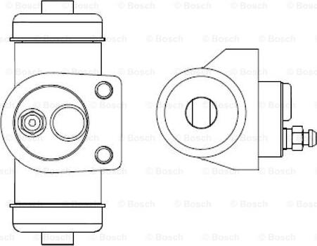 BOSCH F 026 002 381 - Колесный тормозной цилиндр autosila-amz.com