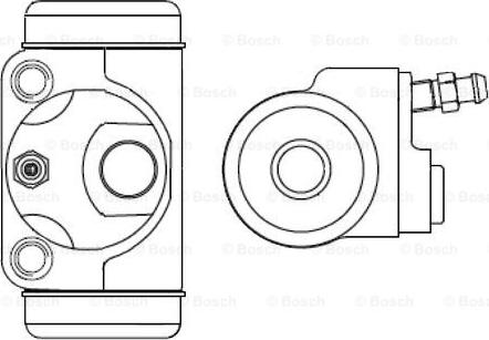 BOSCH F 026 002 374 - Колесный тормозной цилиндр autosila-amz.com