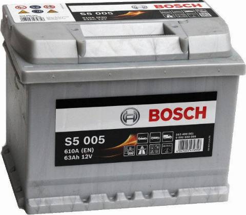 BOSCH S5005 - Стартерная аккумуляторная батарея, АКБ autosila-amz.com