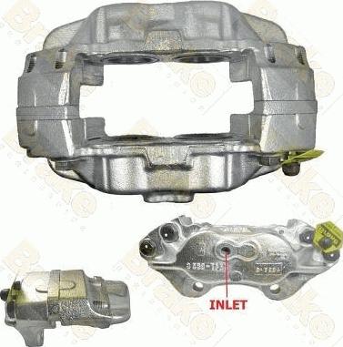 Brake Engineering CA1216 - Тормозной суппорт autosila-amz.com