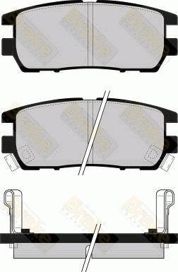 Brake Engineering PA959 - Тормозные колодки, дисковые, комплект autosila-amz.com