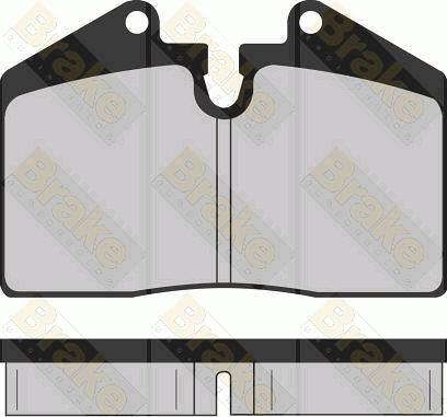 Brake Engineering PA914 - Тормозные колодки, дисковые, комплект autosila-amz.com