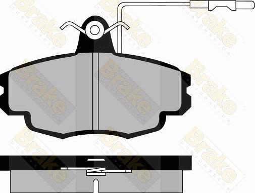 Brake Engineering PA591 - Тормозные колодки, дисковые, комплект autosila-amz.com