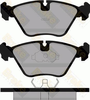 Akebono EUR394 - Тормозные колодки, дисковые, комплект autosila-amz.com