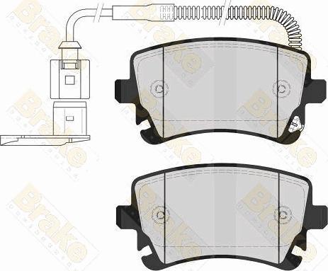 VEMA PE.0819.2 - Тормозные колодки, дисковые, комплект autosila-amz.com