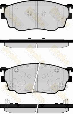 Remsa 800 12 - Тормозные колодки, дисковые, комплект autosila-amz.com