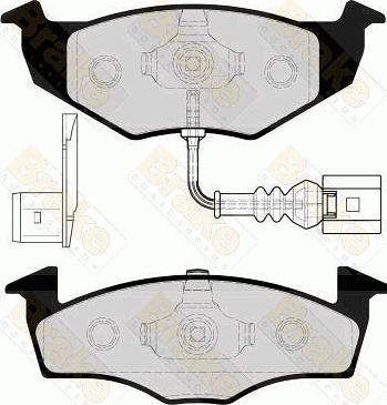 Triscan 36260911 - Тормозные колодки, дисковые, комплект autosila-amz.com