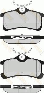 Brake Engineering PA1615 - Тормозные колодки, дисковые, комплект autosila-amz.com