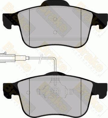 LPR 5P1470 - Тормозные колодки, дисковые, комплект autosila-amz.com