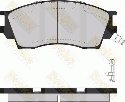 Brake Engineering PA1085 - Тормозные колодки, дисковые, комплект autosila-amz.com