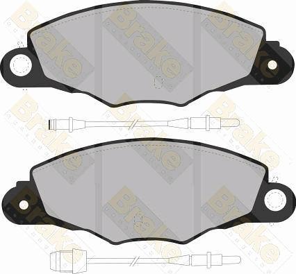 Brake Engineering PA1145 - Тормозные колодки, дисковые, комплект autosila-amz.com