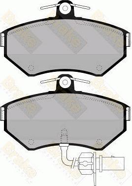 Brake Engineering PA1300 - Тормозные колодки, дисковые, комплект autosila-amz.com