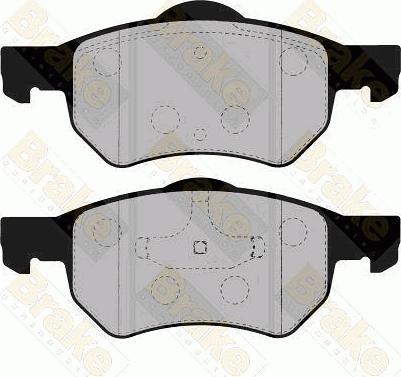 Brake Engineering PA1310 - Тормозные колодки, дисковые, комплект autosila-amz.com