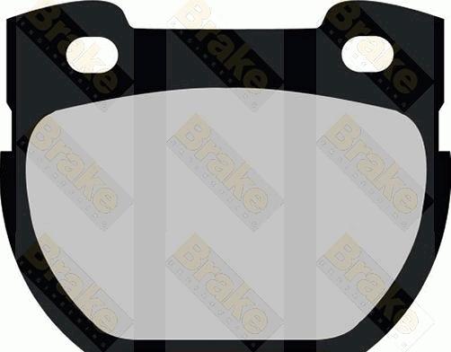 Brake Engineering PA1261 - Тормозные колодки, дисковые, комплект autosila-amz.com