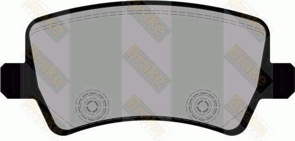Brake Engineering PA1784 - Тормозные колодки, дисковые, комплект autosila-amz.com