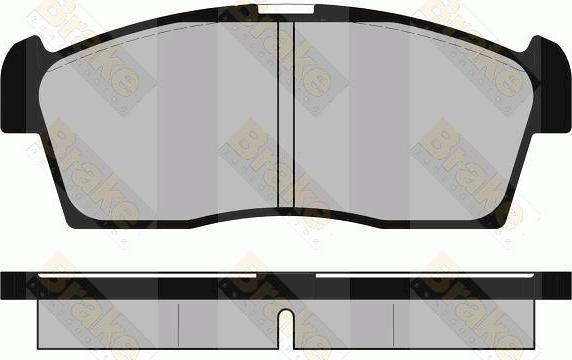 Sangsin Brake SP1666 - Тормозные колодки, дисковые, комплект autosila-amz.com
