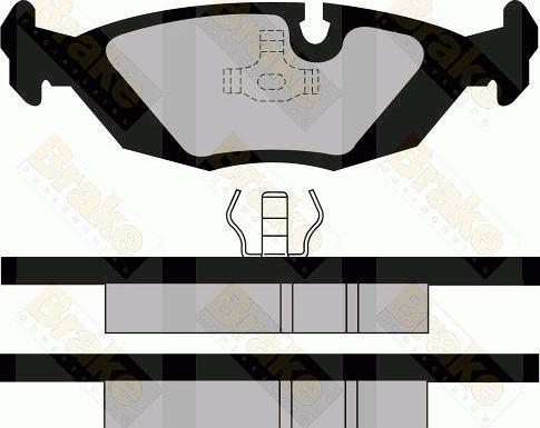 OSCA 19603 - Тормозные колодки, дисковые, комплект autosila-amz.com