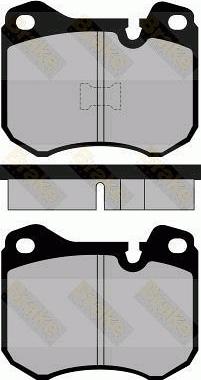 Brake Engineering PA397 - Тормозные колодки, дисковые, комплект autosila-amz.com