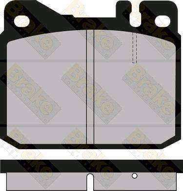 Brake Engineering PA379 - Тормозные колодки, дисковые, комплект autosila-amz.com