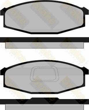 FTE BL1196A1 - Тормозные колодки, дисковые, комплект autosila-amz.com