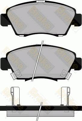Galfer 20722 - Тормозные колодки, дисковые, комплект autosila-amz.com