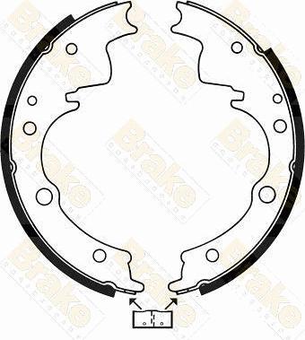 Brake Engineering SH1148 - Комплект тормозных колодок, барабанные autosila-amz.com