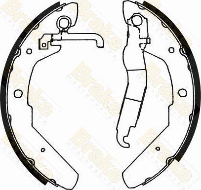 Brake Engineering SH1173 - Комплект тормозных колодок, барабанные autosila-amz.com