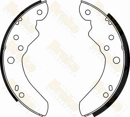 Brake Engineering SH2141 - Комплект тормозных колодок, барабанные autosila-amz.com