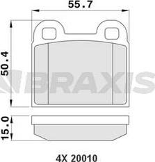 Roulunds Braking 450287 - Тормозные колодки, дисковые, комплект autosila-amz.com