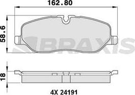 Triscan 362130460-27282 - Тормозные колодки, дисковые, комплект autosila-amz.com