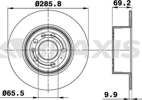 Roulunds Rubber D2277 - Тормозной диск autosila-amz.com